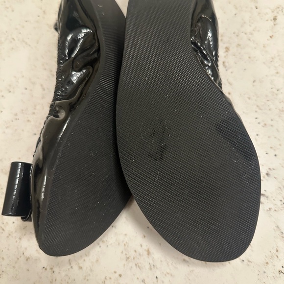 Miu Miu Glossy Black Flats with Pink Interior - Picture 4 of 6